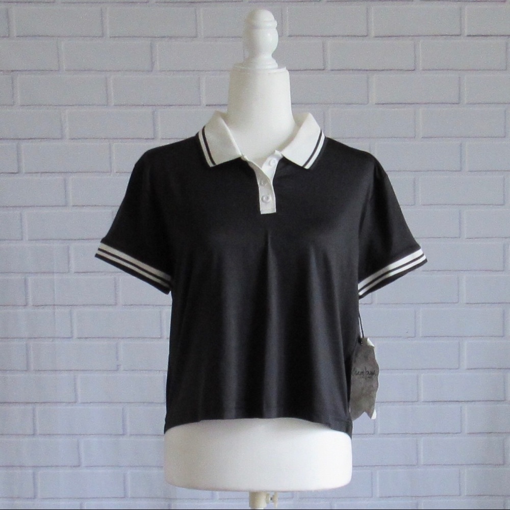 CRAVE FAME | Striped Contrast Polo